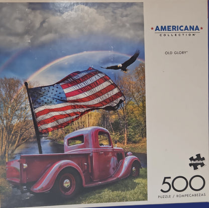 Americana 500pc puzzle bundle.